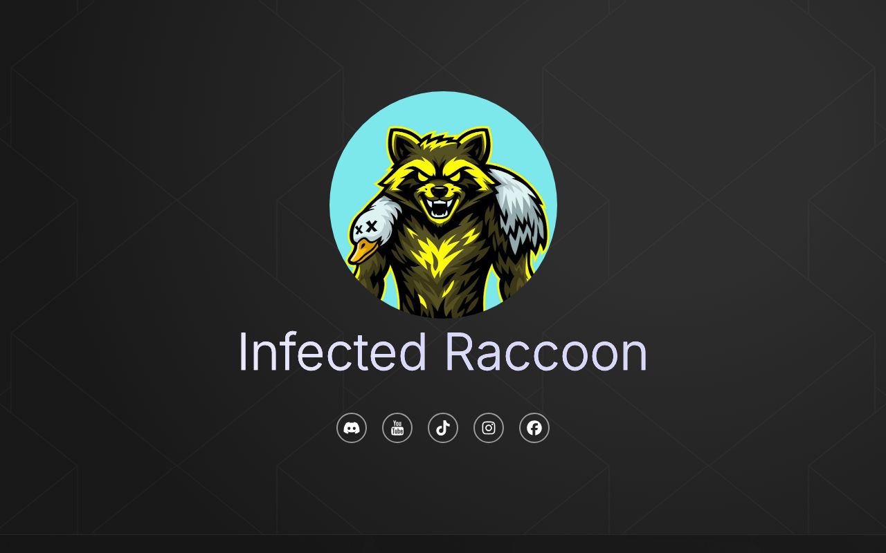 Infected Raccoon